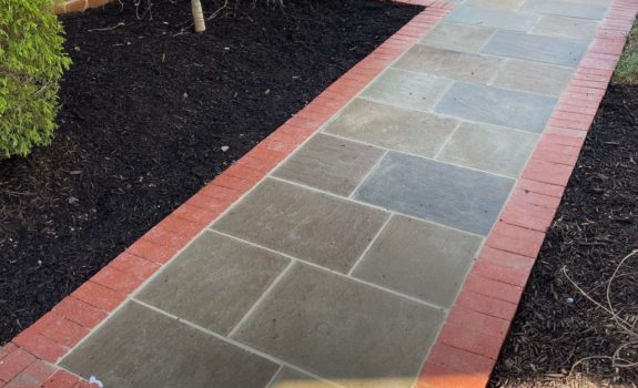 Stone pathway by ProLandscapes in MD