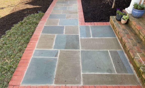 Stone pathway by ProLandscapes in MD
