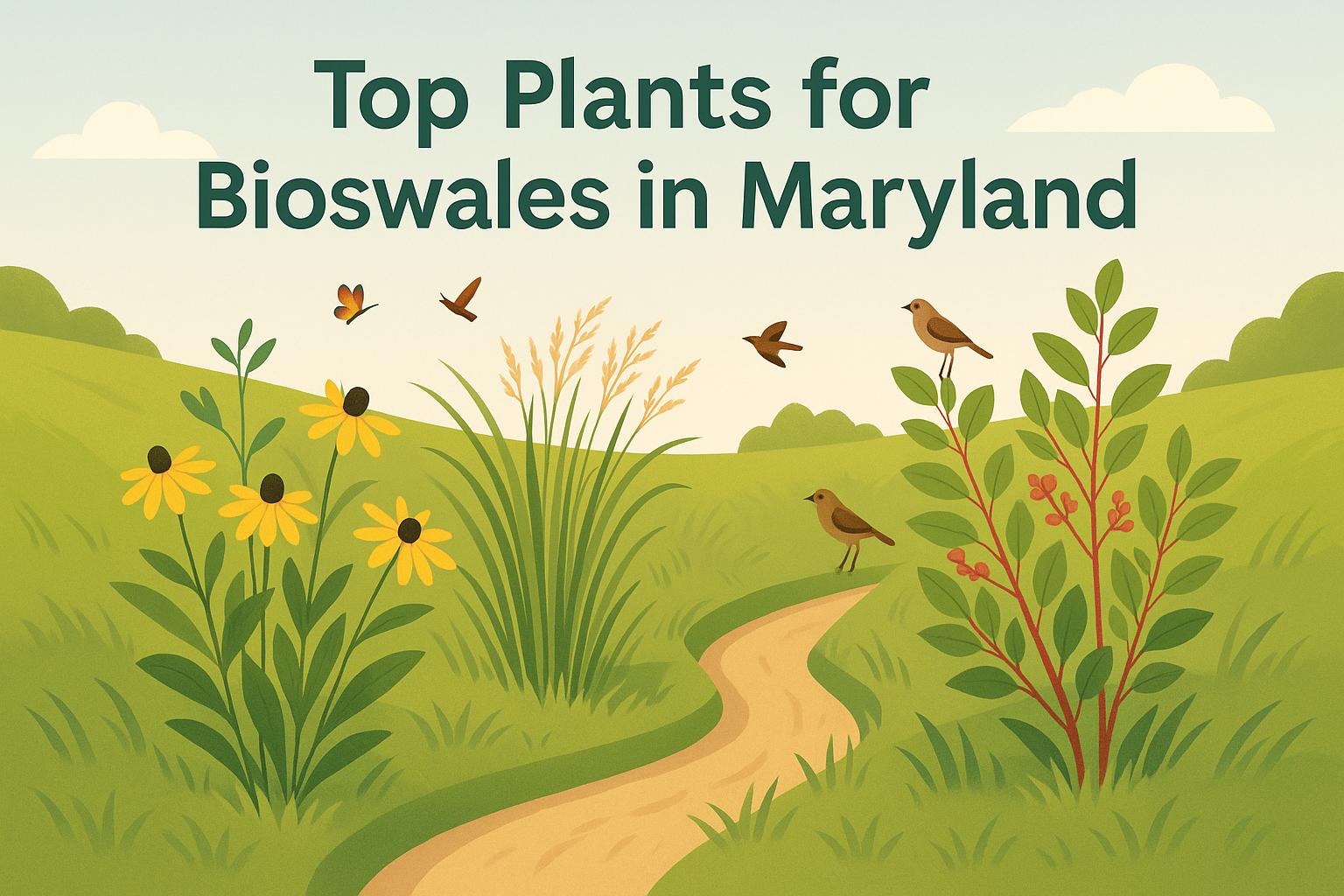 Top Plants for Bioswales in Maryland