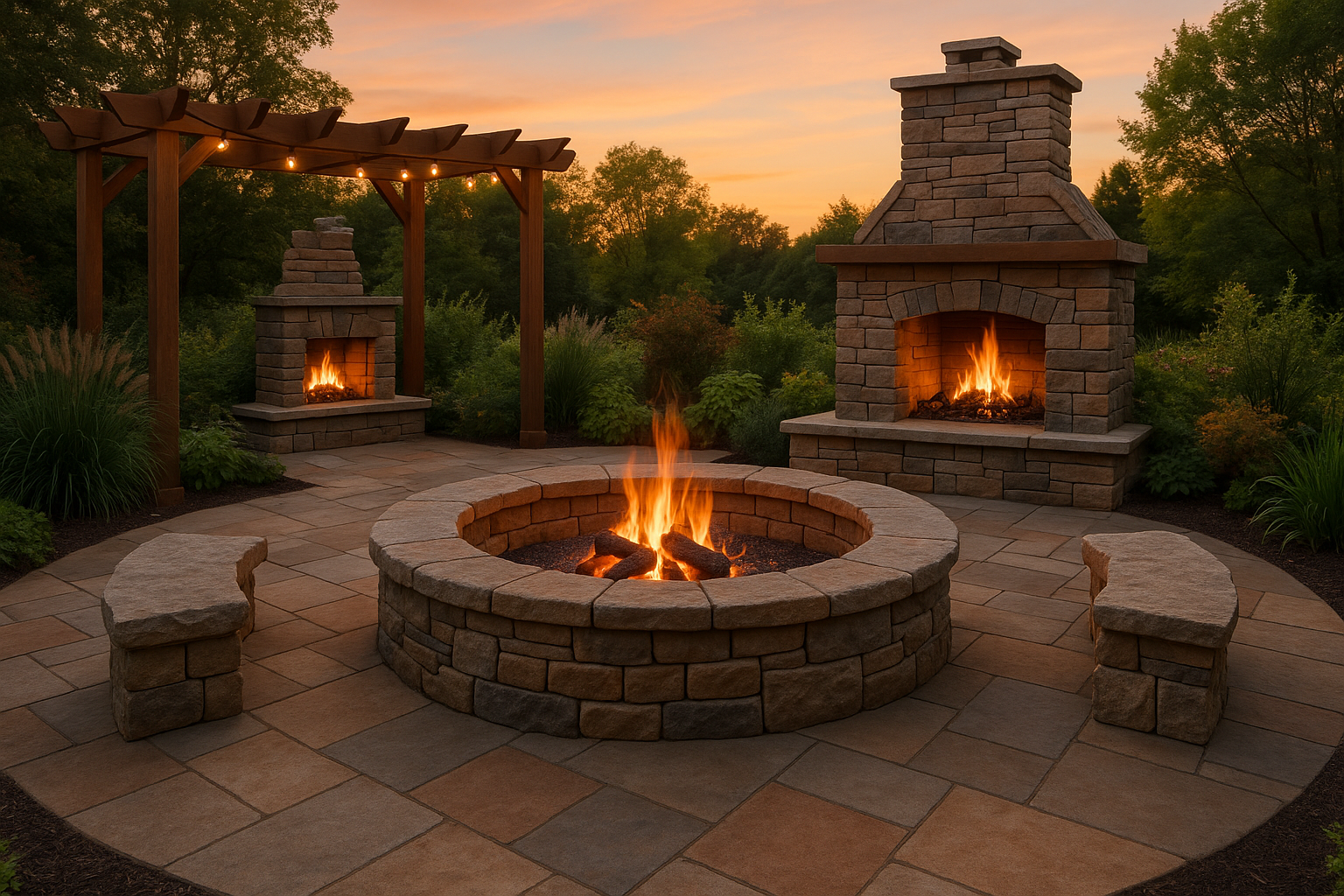Ultimate Guide to Stone Fire Pits and Outdoor Fireplaces