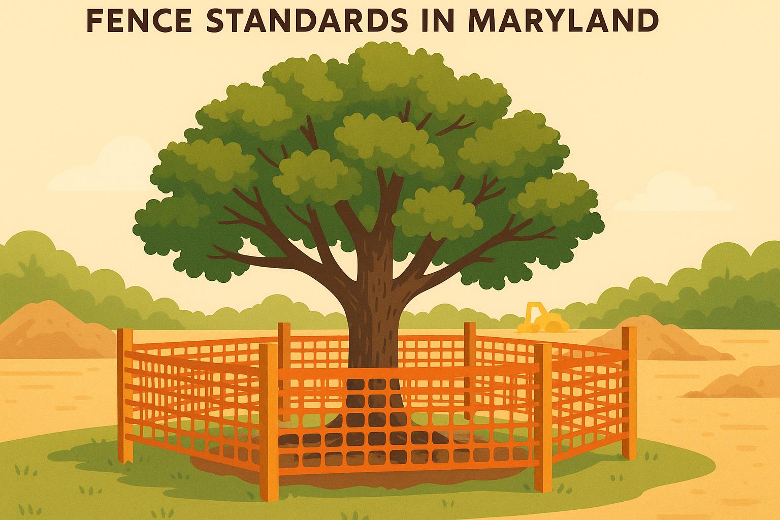 Tree Protection Fence Standards in Maryland