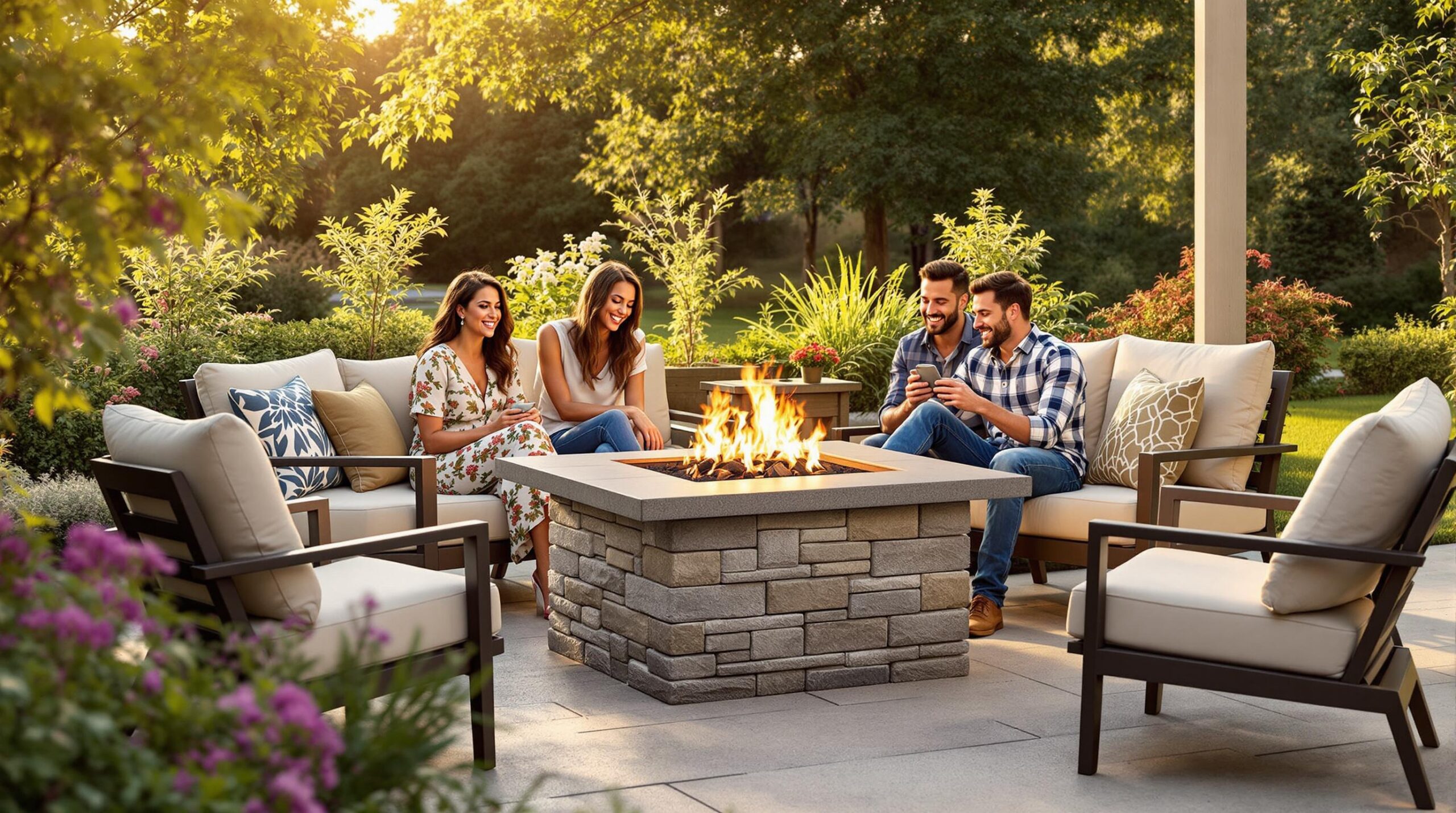 Best Fire Pit Materials for Maryland Homes