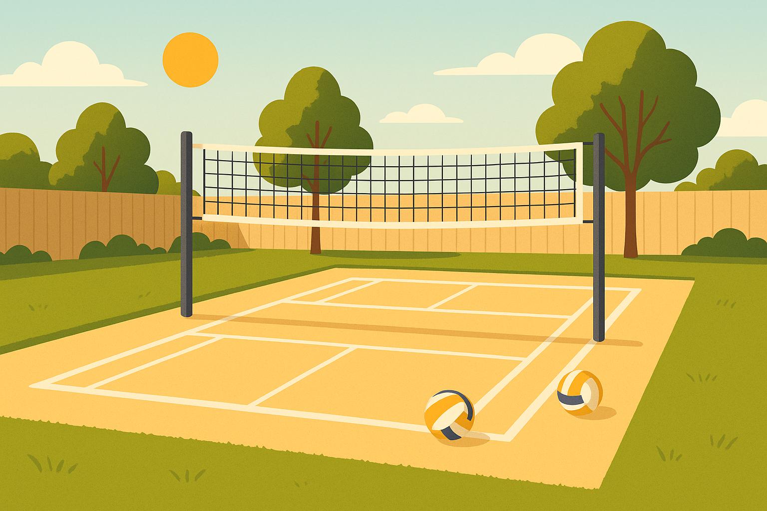 How To Build A Backyard Volleyball Court