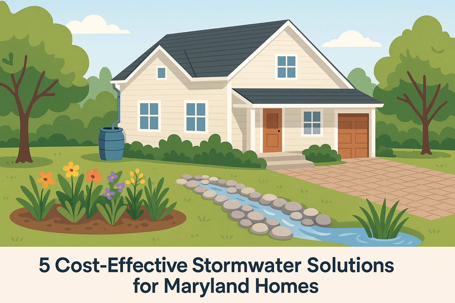 5 Cost-Effective Stormwater Solutions for Maryland Homes