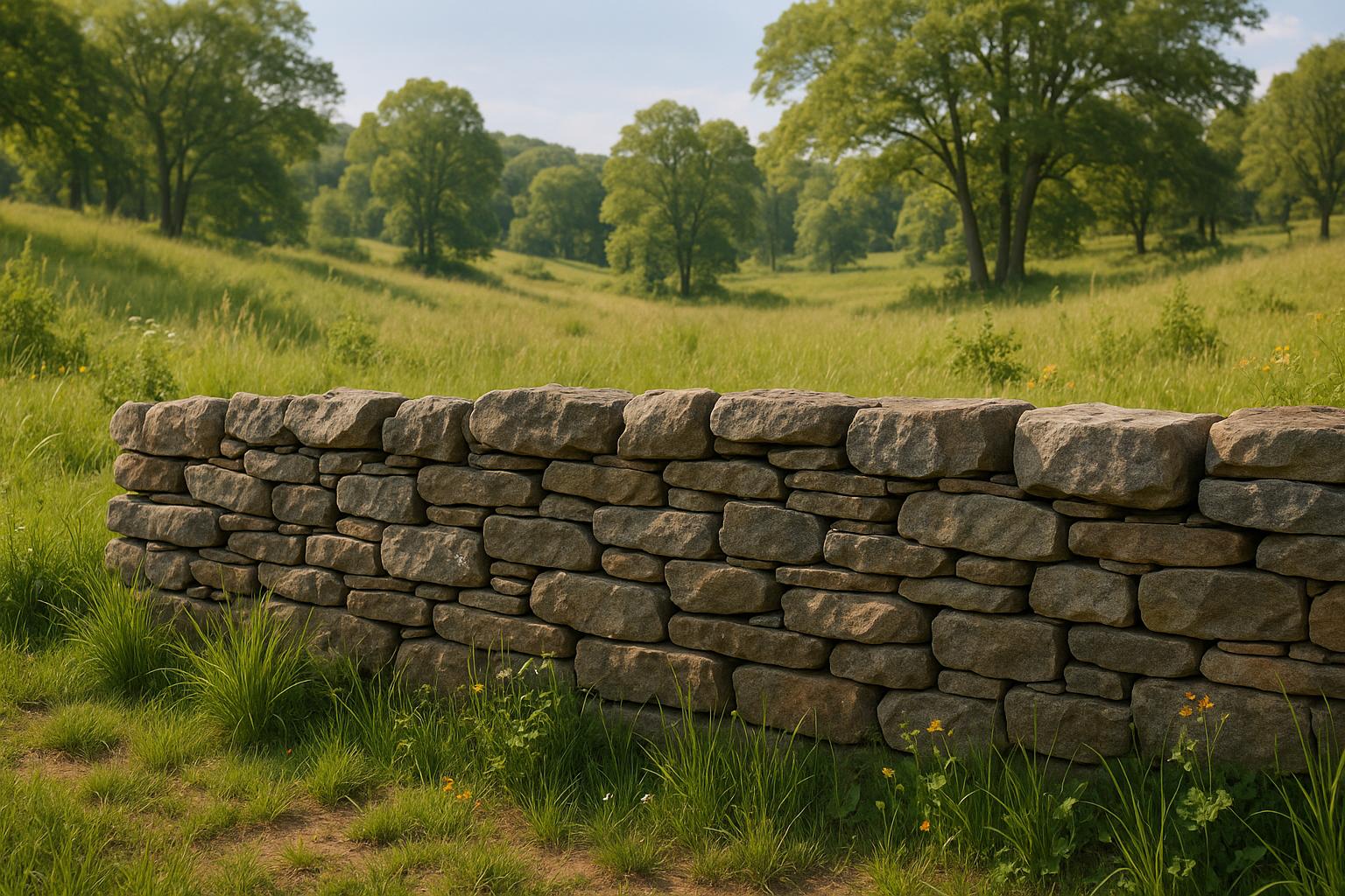 Dry-Stack Stone Walls for Maryland Landscapes