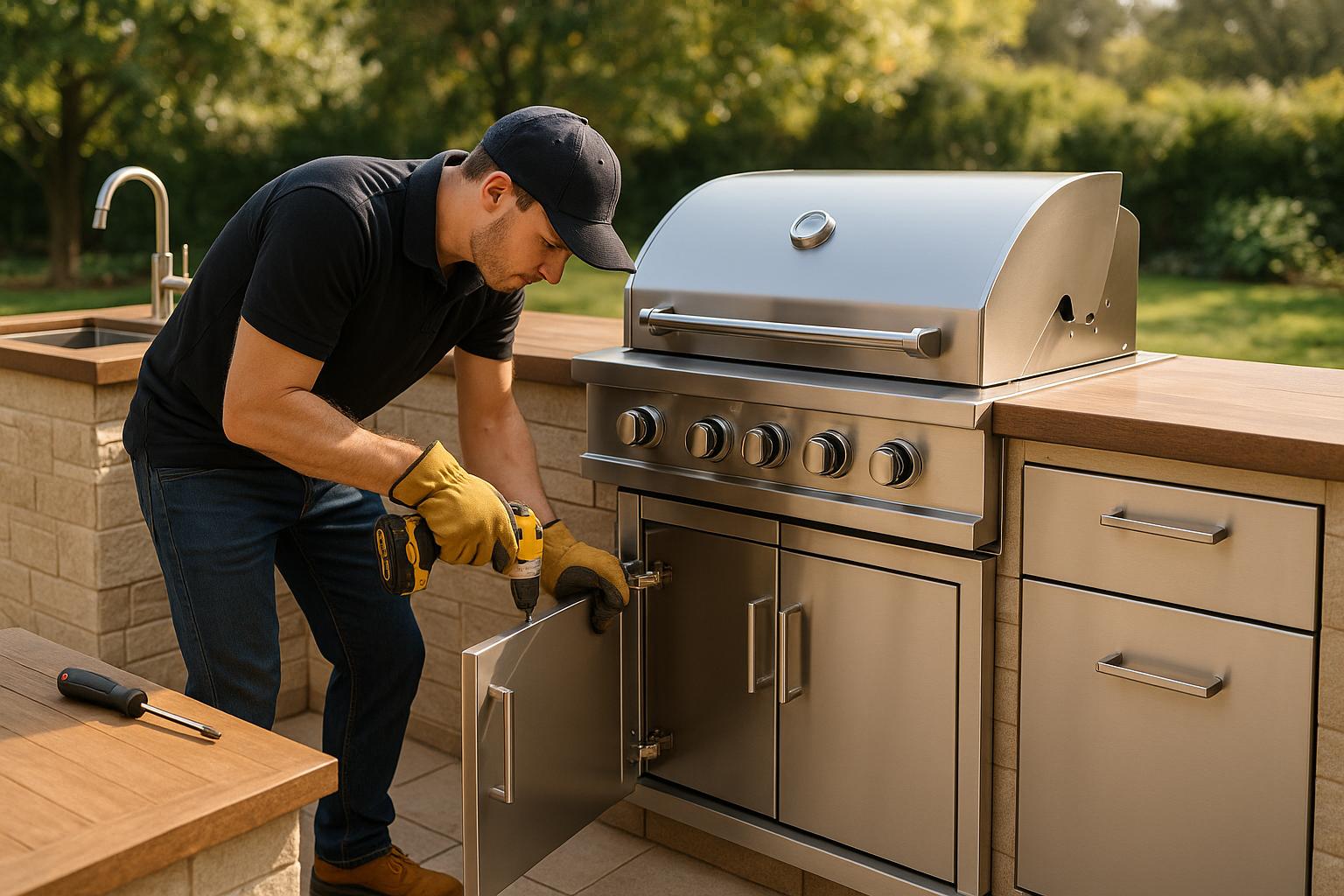 How to Install Outdoor Kitchen Appliances Safely