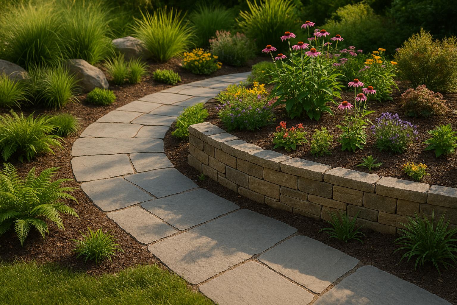 How to Blend Stone and Plants in Landscaping