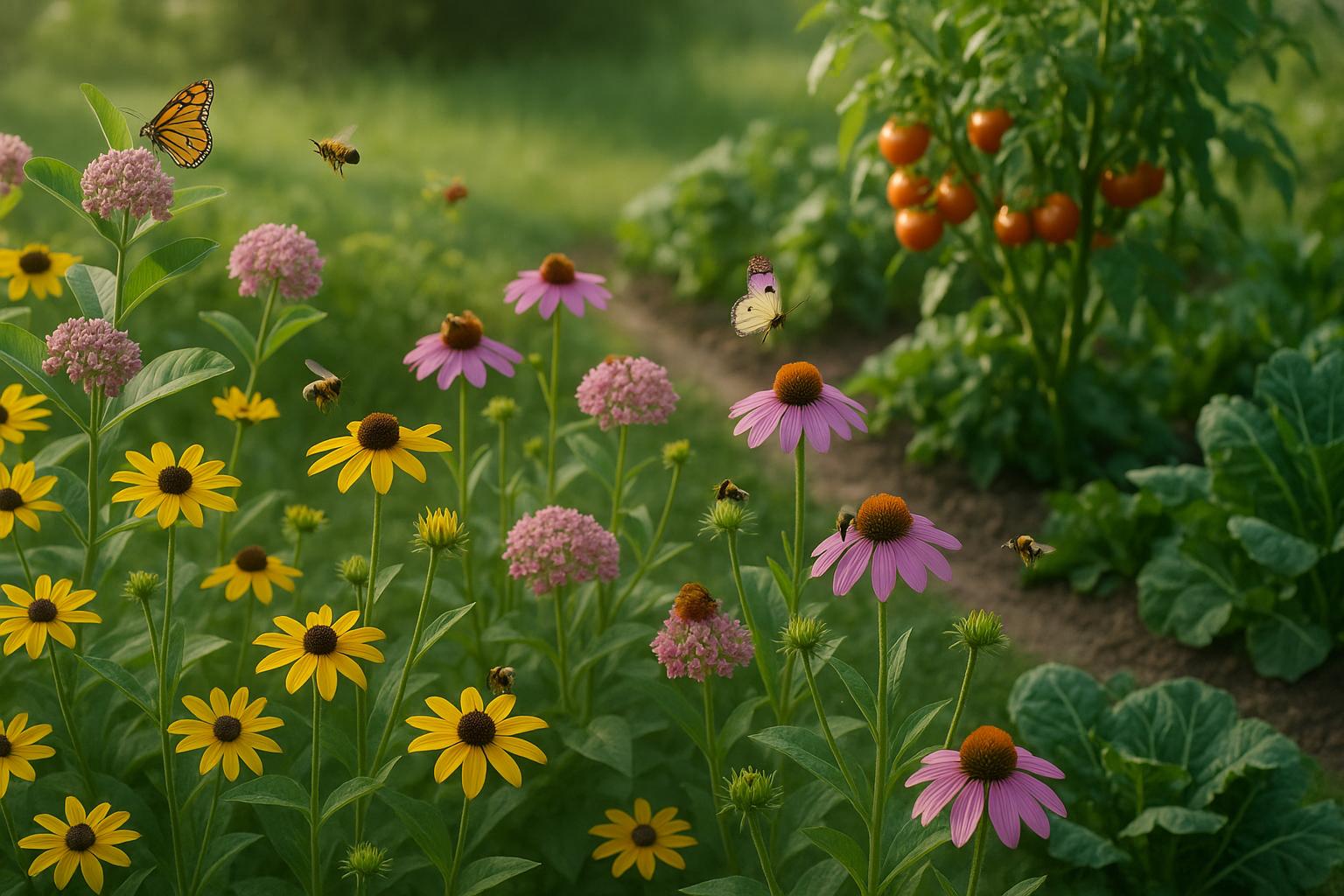 Native Maryland Plants for Pollinators and Food