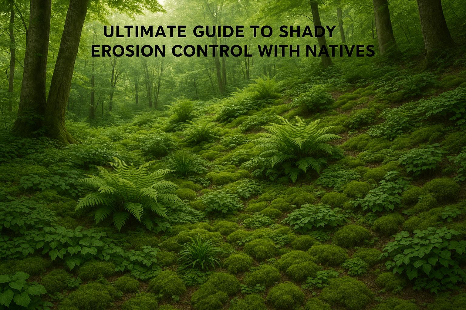 Ultimate Guide to Shady Erosion Control with Natives