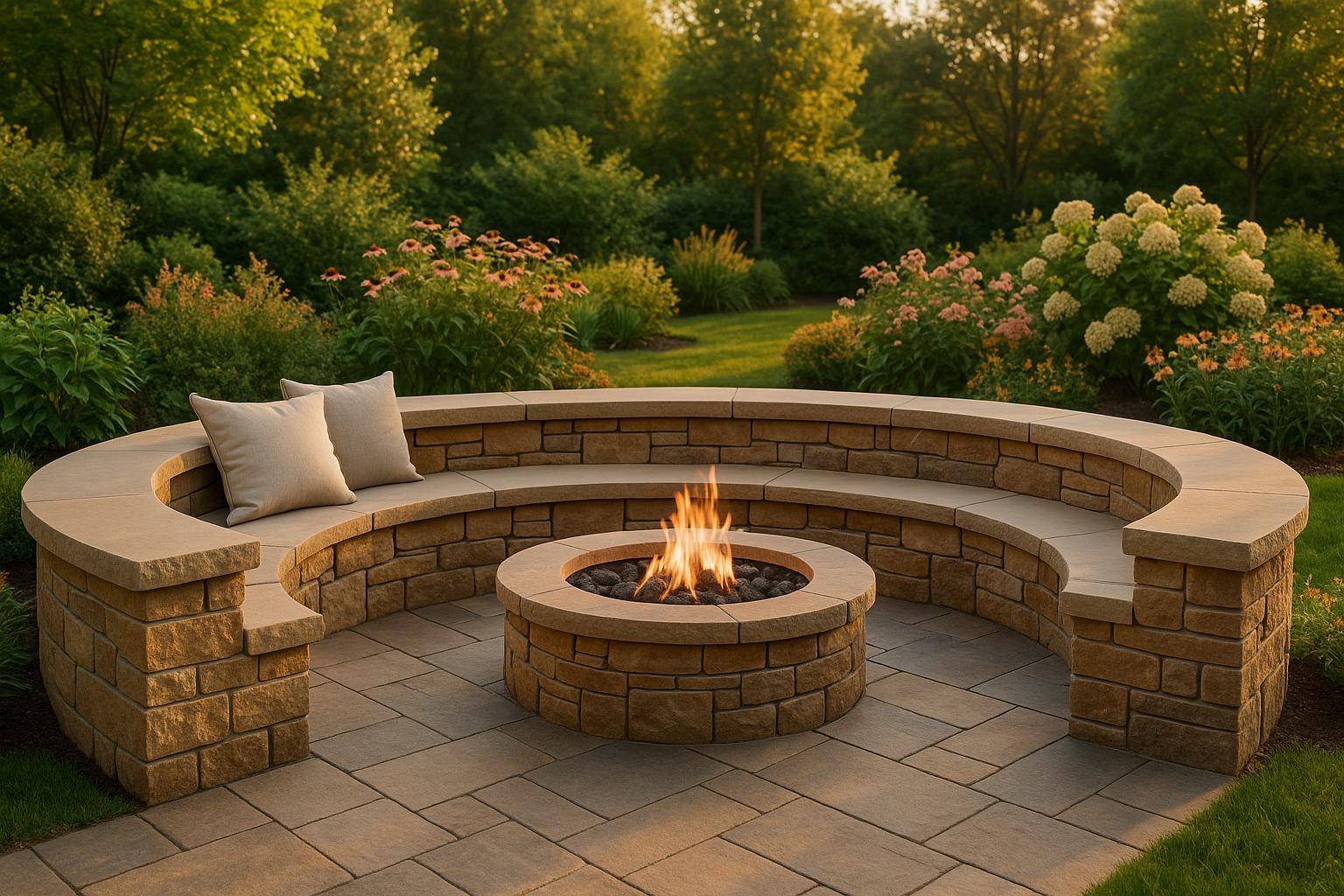 Custom Stone Seating Walls: Design Ideas