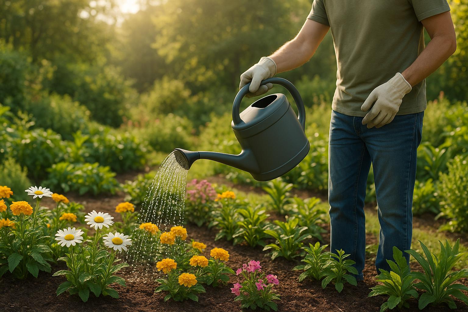 How to Water Gardens Efficiently in Summer Heat
