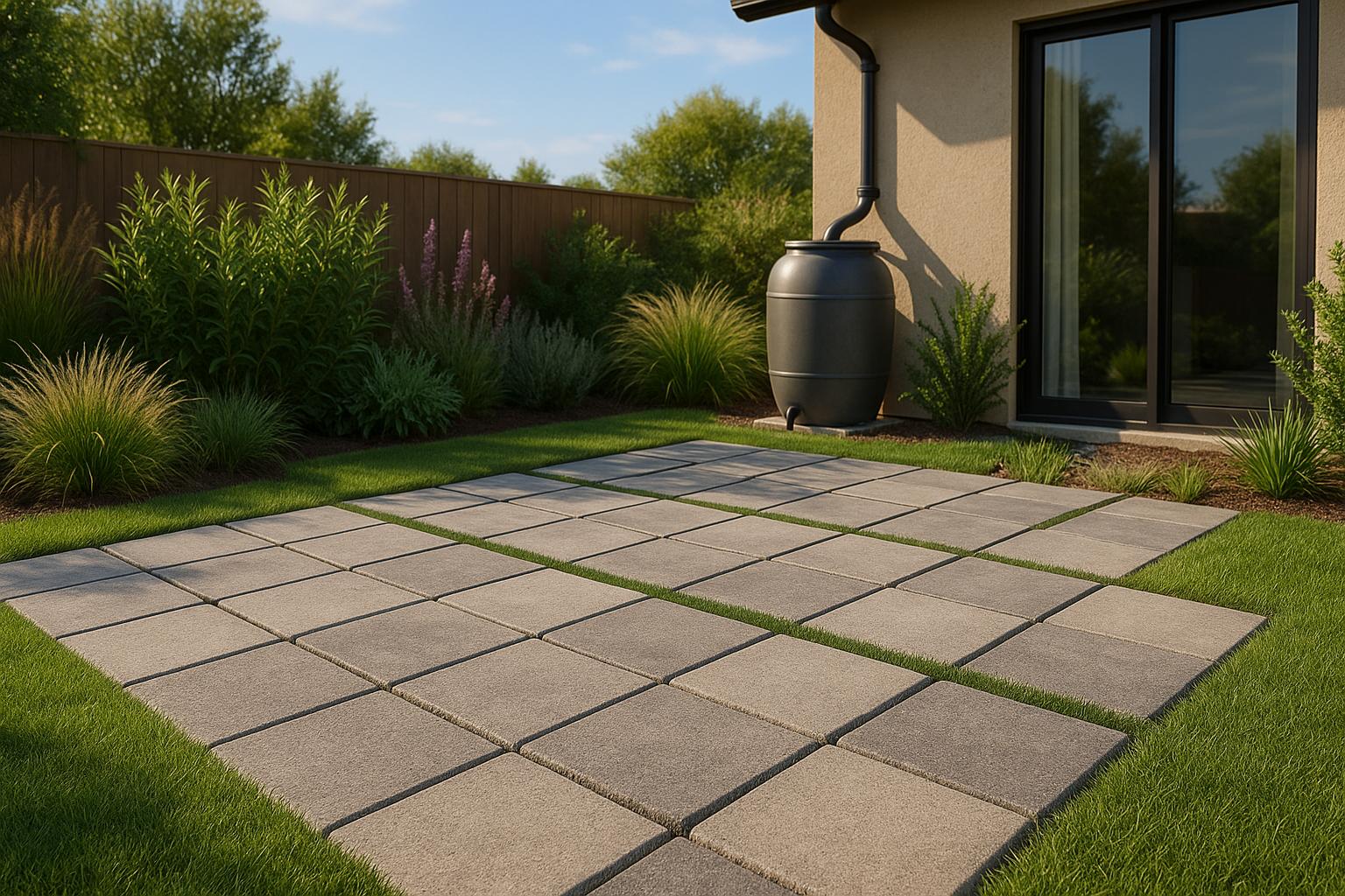 Rainwater Harvesting with Permeable Patio Pavers