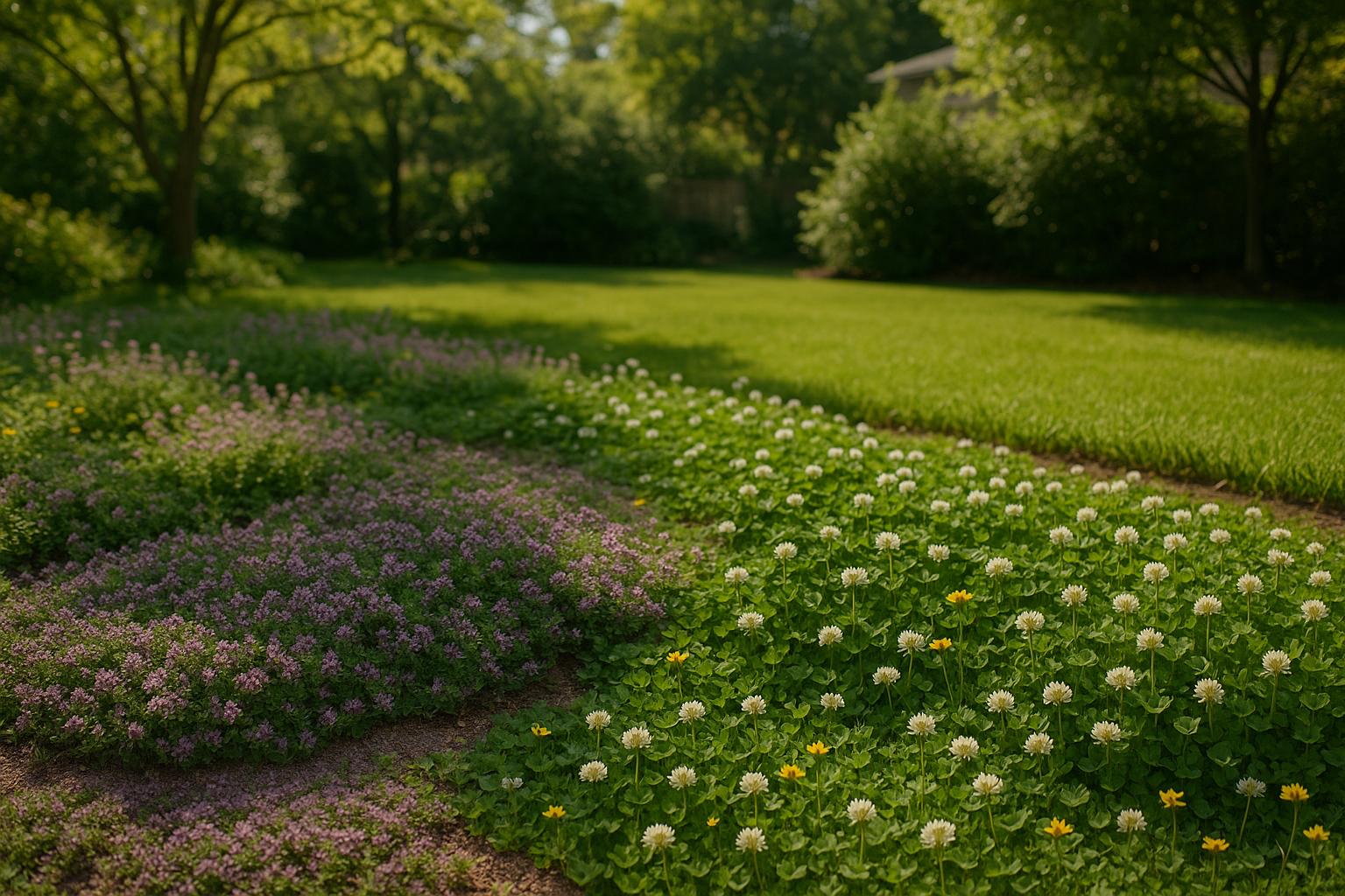Native Groundcovers vs. Traditional Lawn Grass