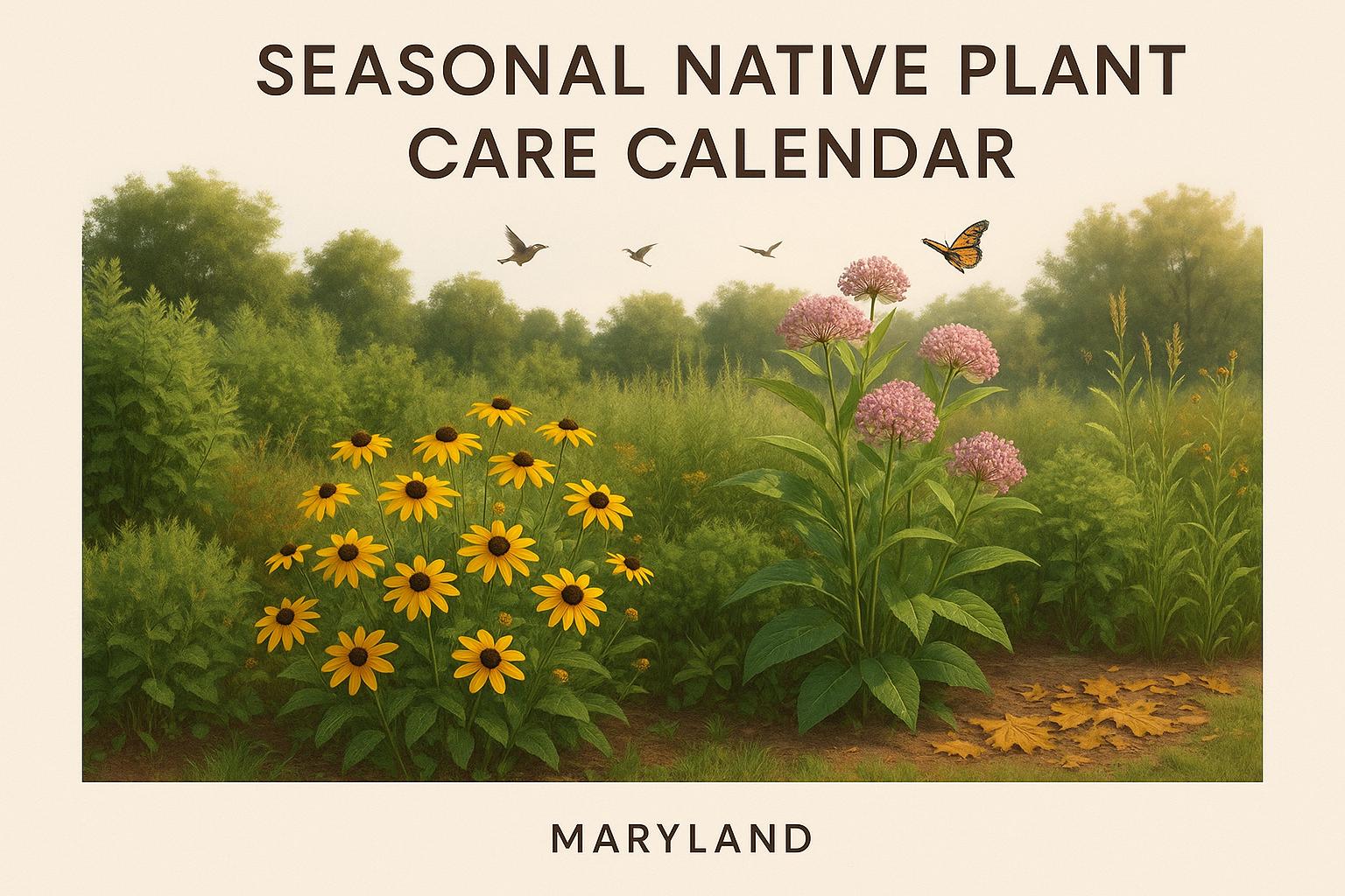 Seasonal Native Plant Care Calendar