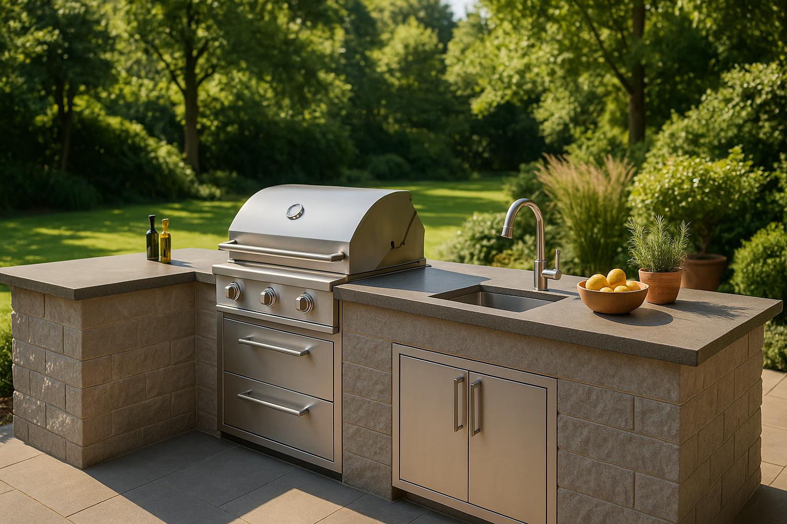 Ultimate Guide to Outdoor Kitchen Countertop Materials