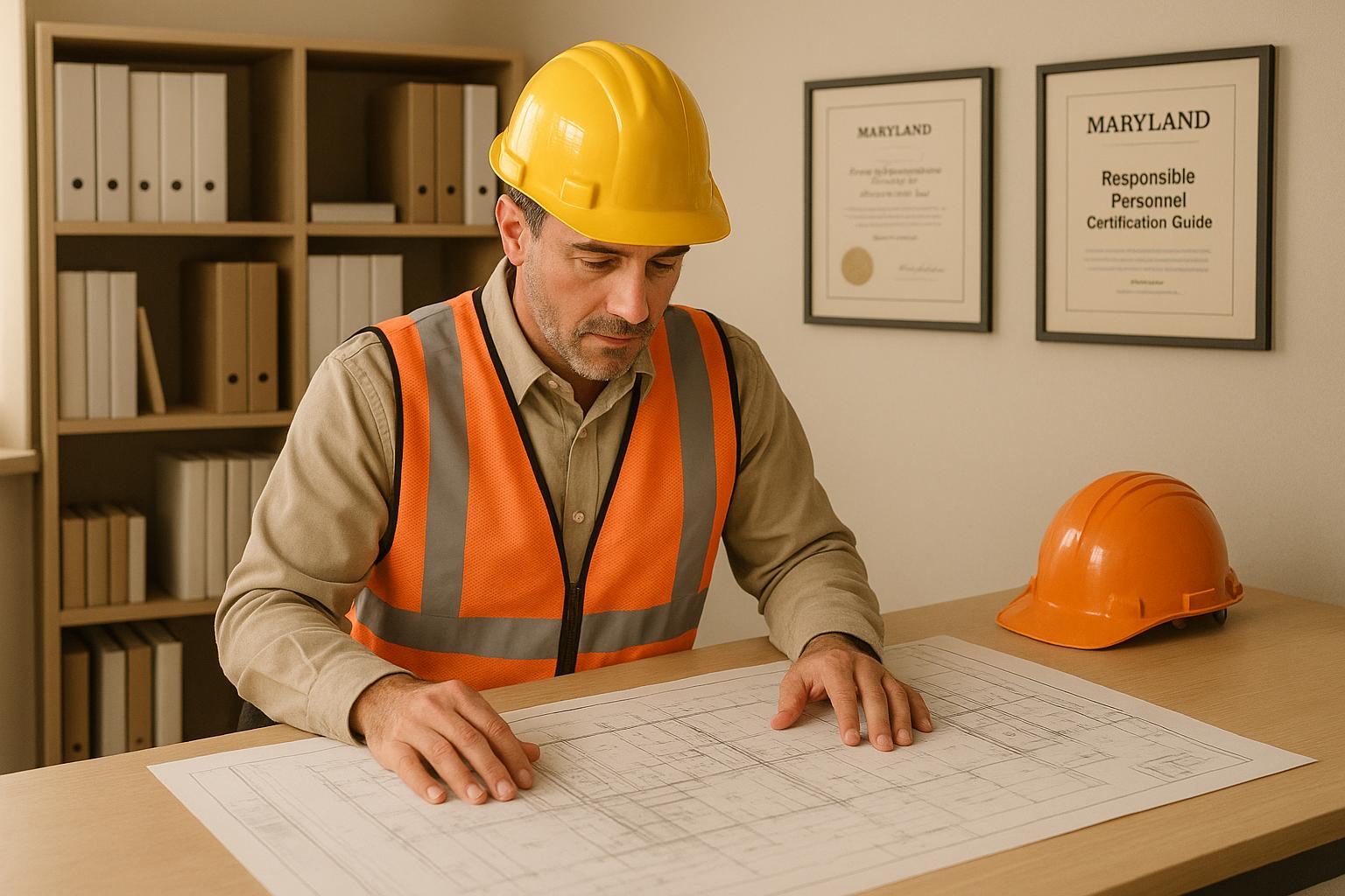 Maryland Responsible Personnel Certification Guide