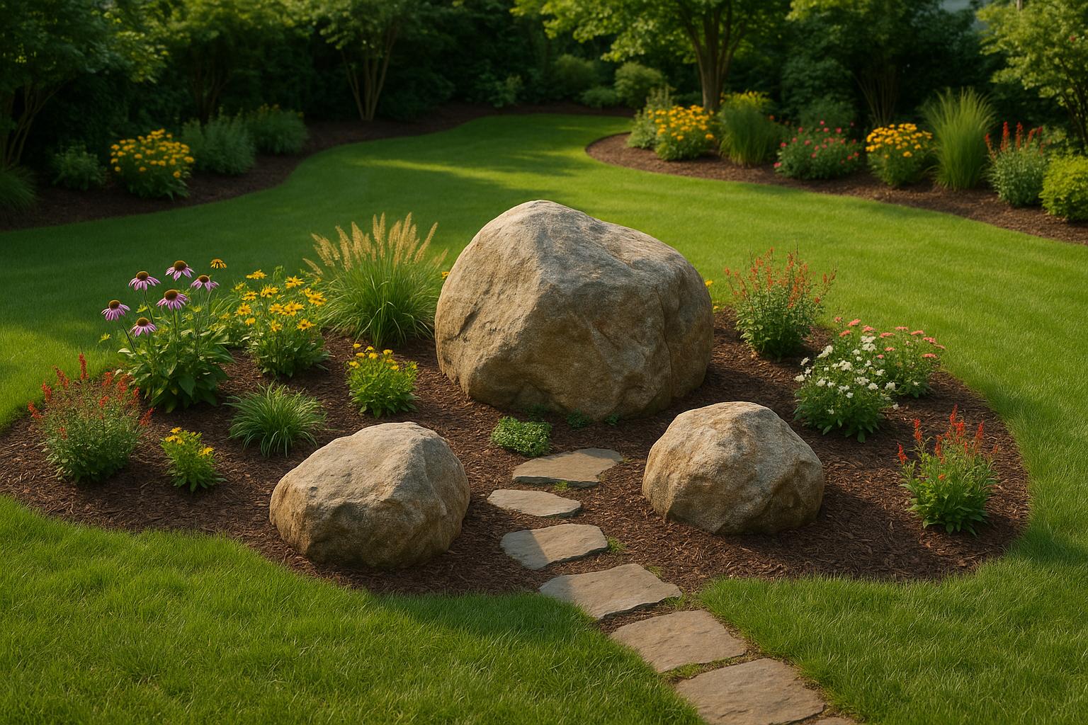 Best Boulder Placement Ideas for Maryland Yards