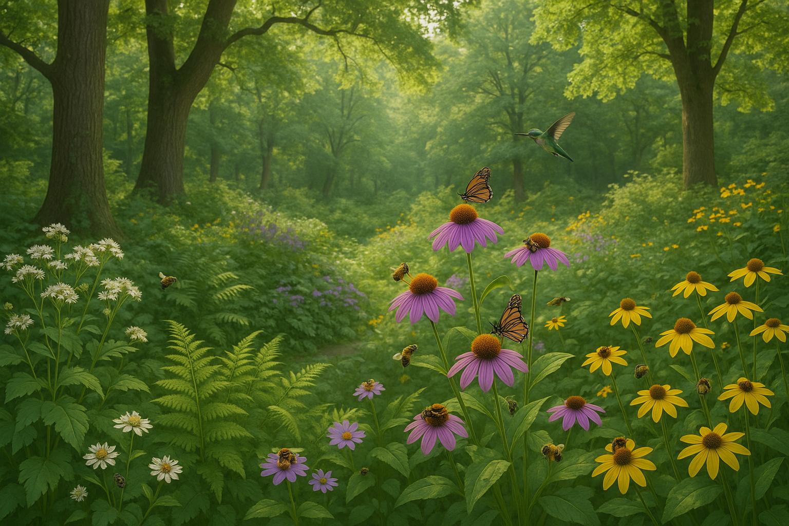 Top 8 Shade Pollinator Plants for Maryland
