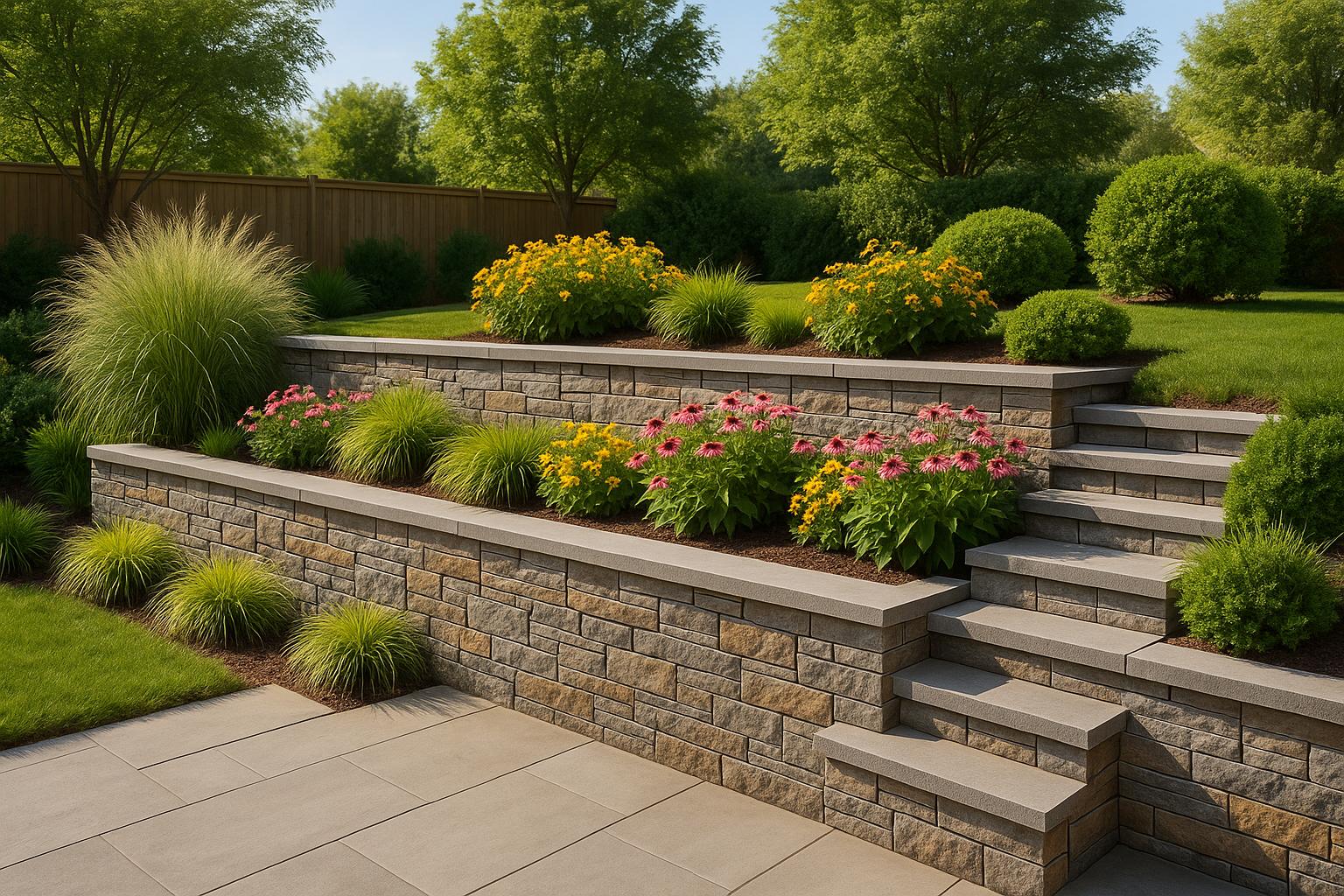 Retaining Walls as Outdoor Design Focal Points