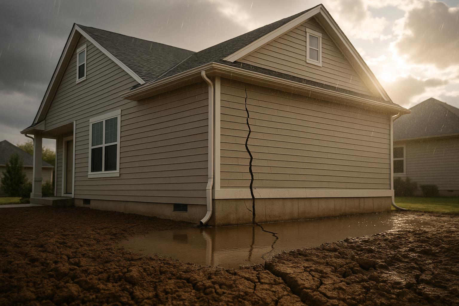 How Drainage Impacts Foundation Crack Formation