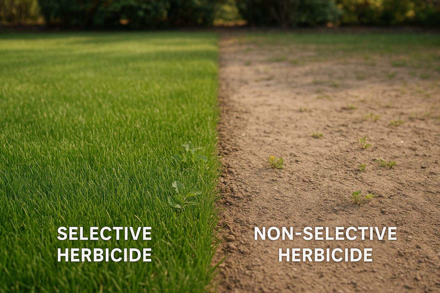 When to Use Selective vs. Non-Selective Herbicides