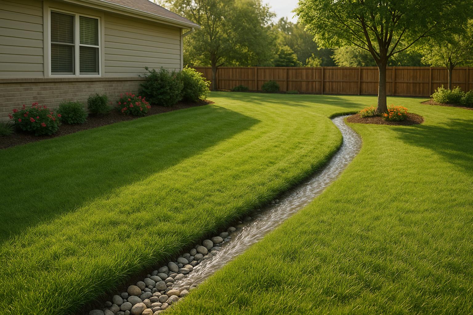 How Slope Adjustments Stop Yard Flooding