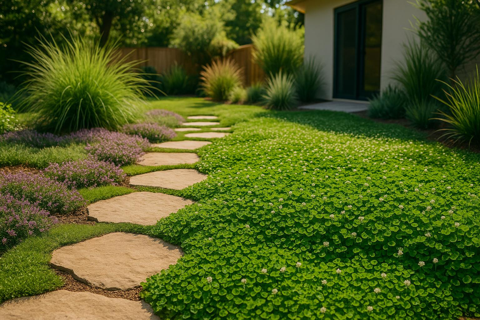 10 Low-Water Lawn Alternatives for High-Traffic Areas
