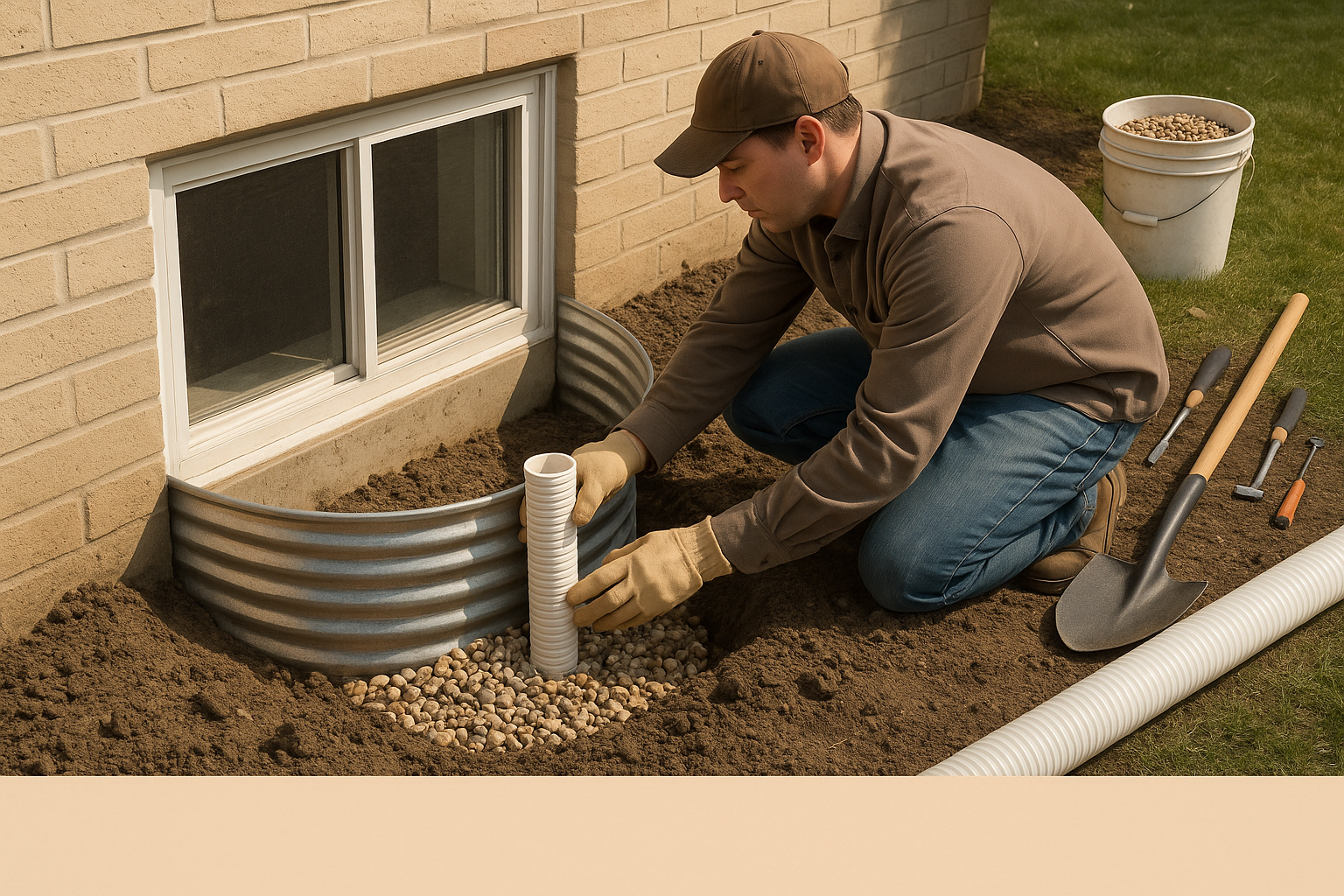 How to Install Window Well Drains