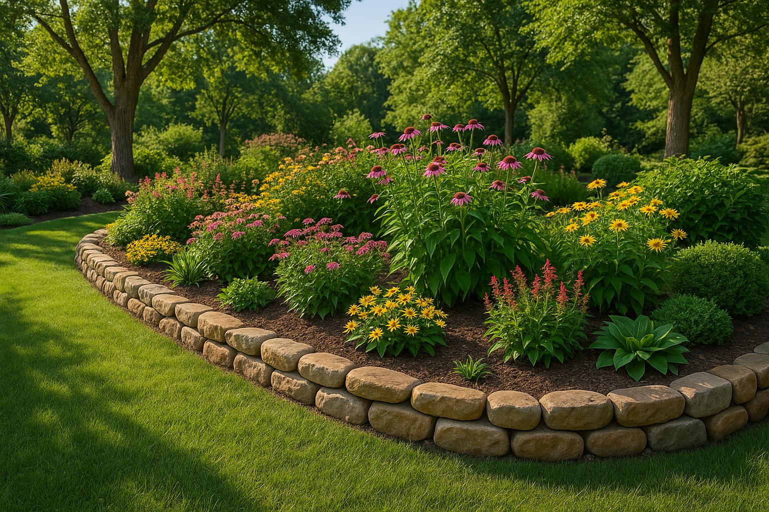 Stone Edging Ideas for Maryland Gardens