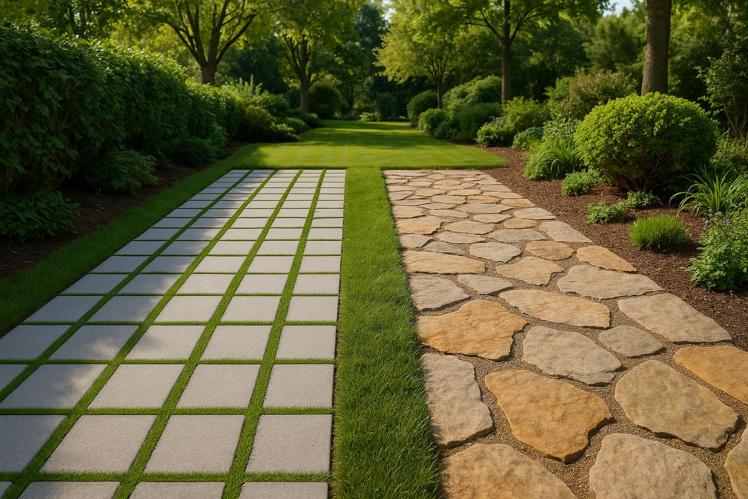 How Permeable Pavers Compare to Natural Stone