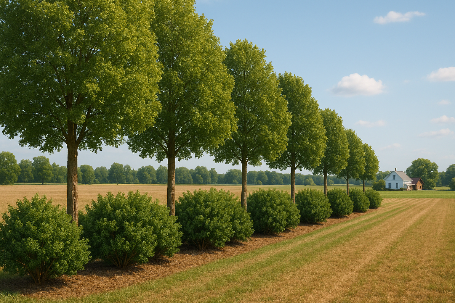 Windbreak Design: Row Spacing Tips