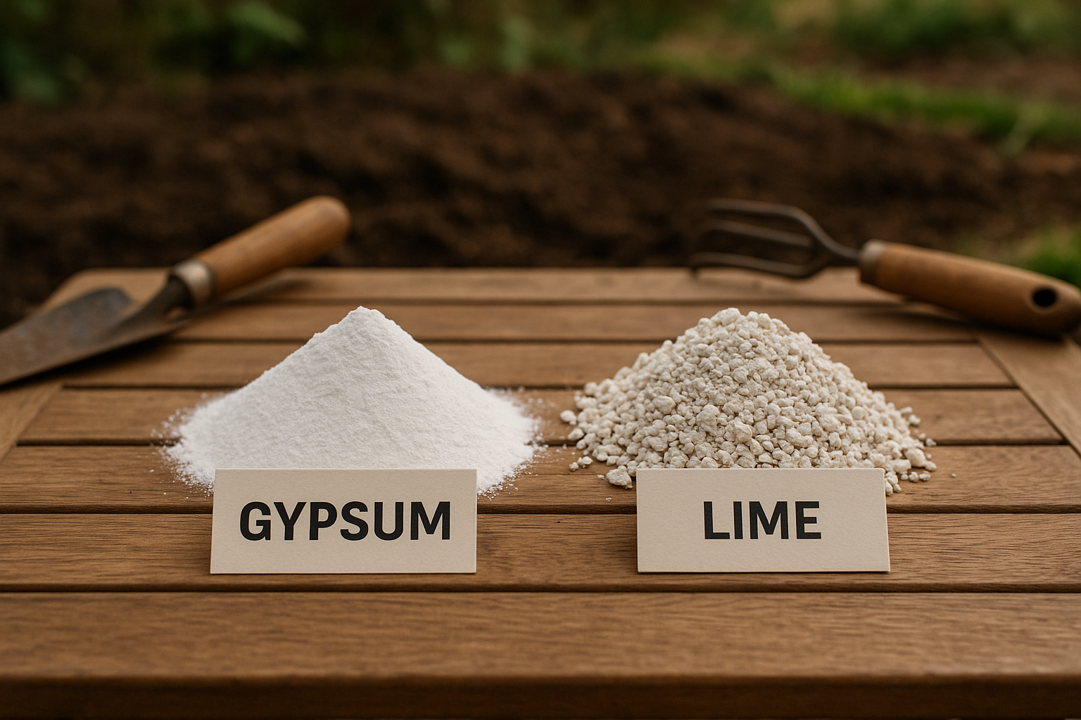 Gypsum vs. Lime: Which Soil Amendment to Use?
