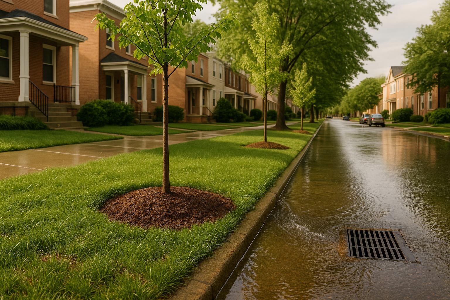 Tree Planting Tips for Stormwater Control