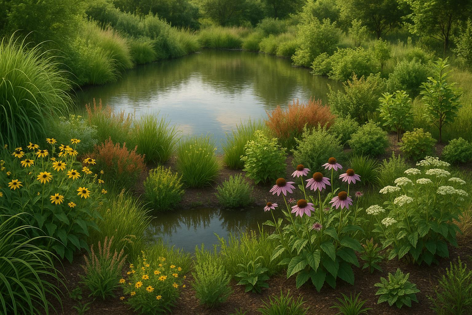 Top Plants for Retention Basin Landscaping