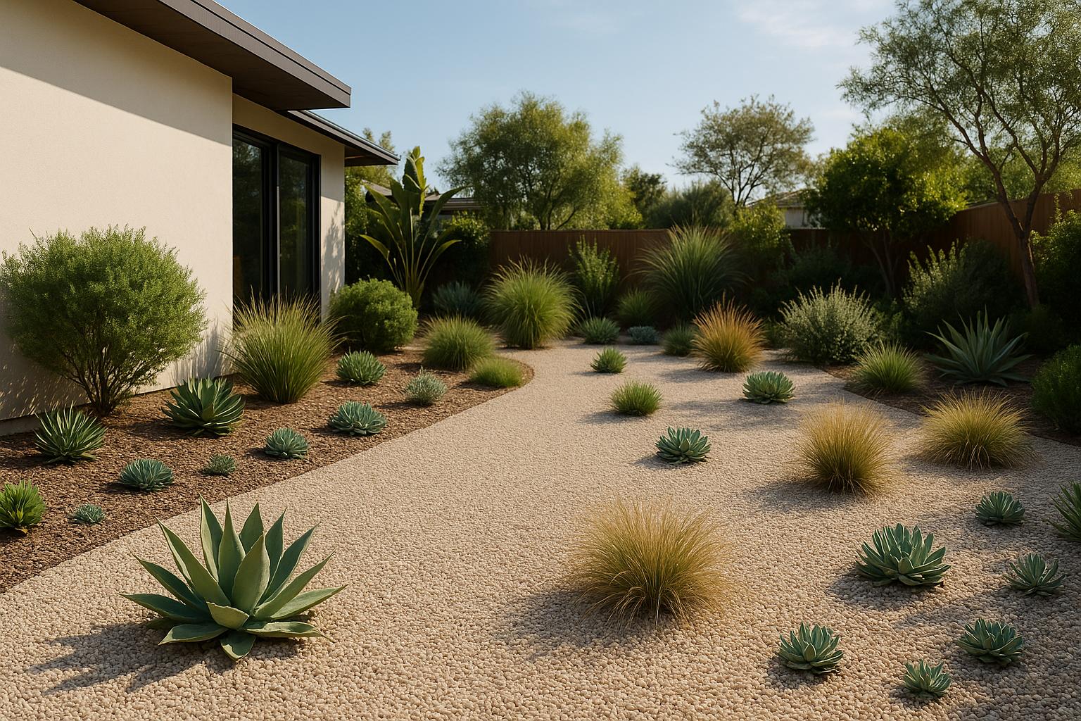 Gravel Yards for Water Conservation