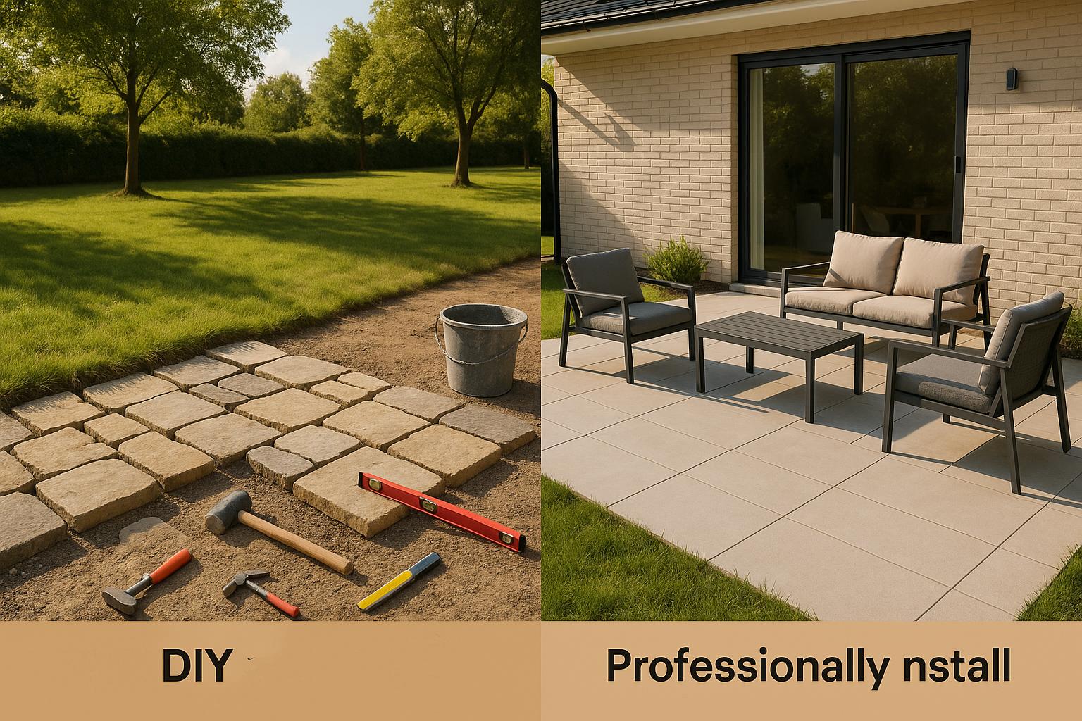 DIY vs. Professional Patio Installation: Cost Breakdown