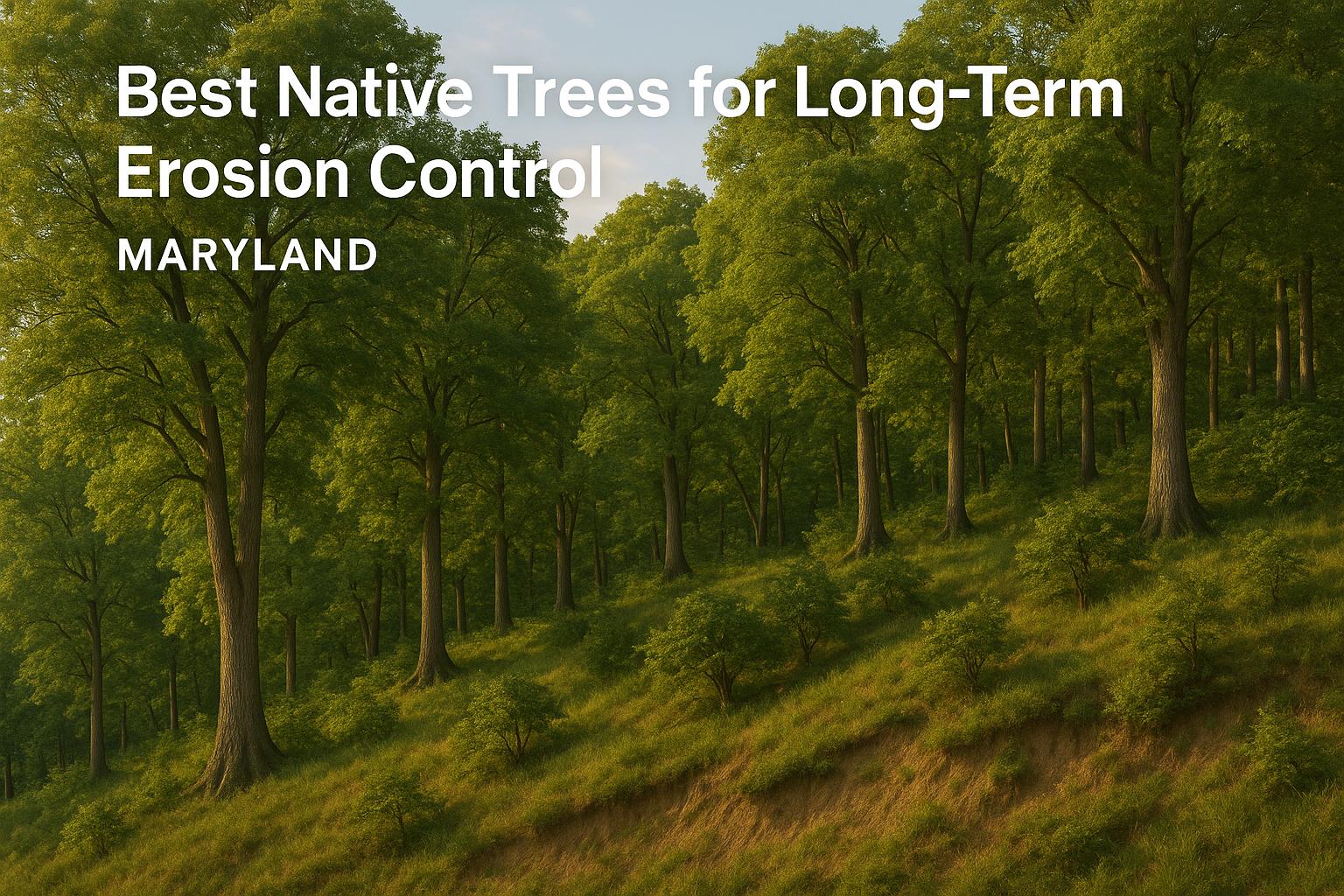 Best Native Trees for Long-Term Erosion Control