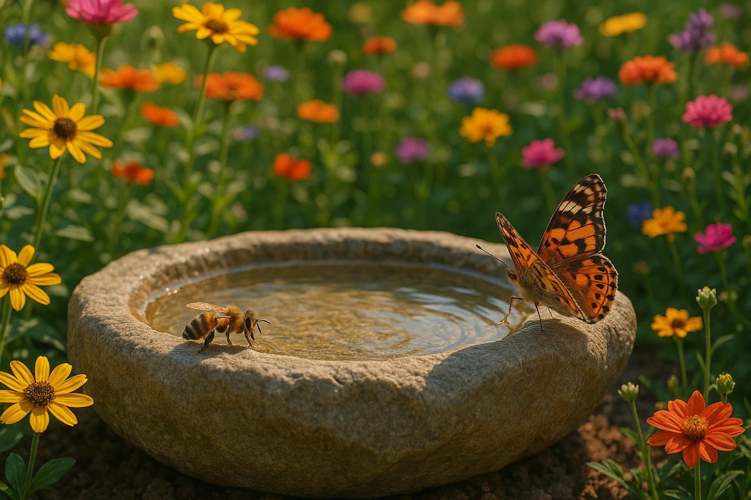 Seasonal Water Sources for Pollinators