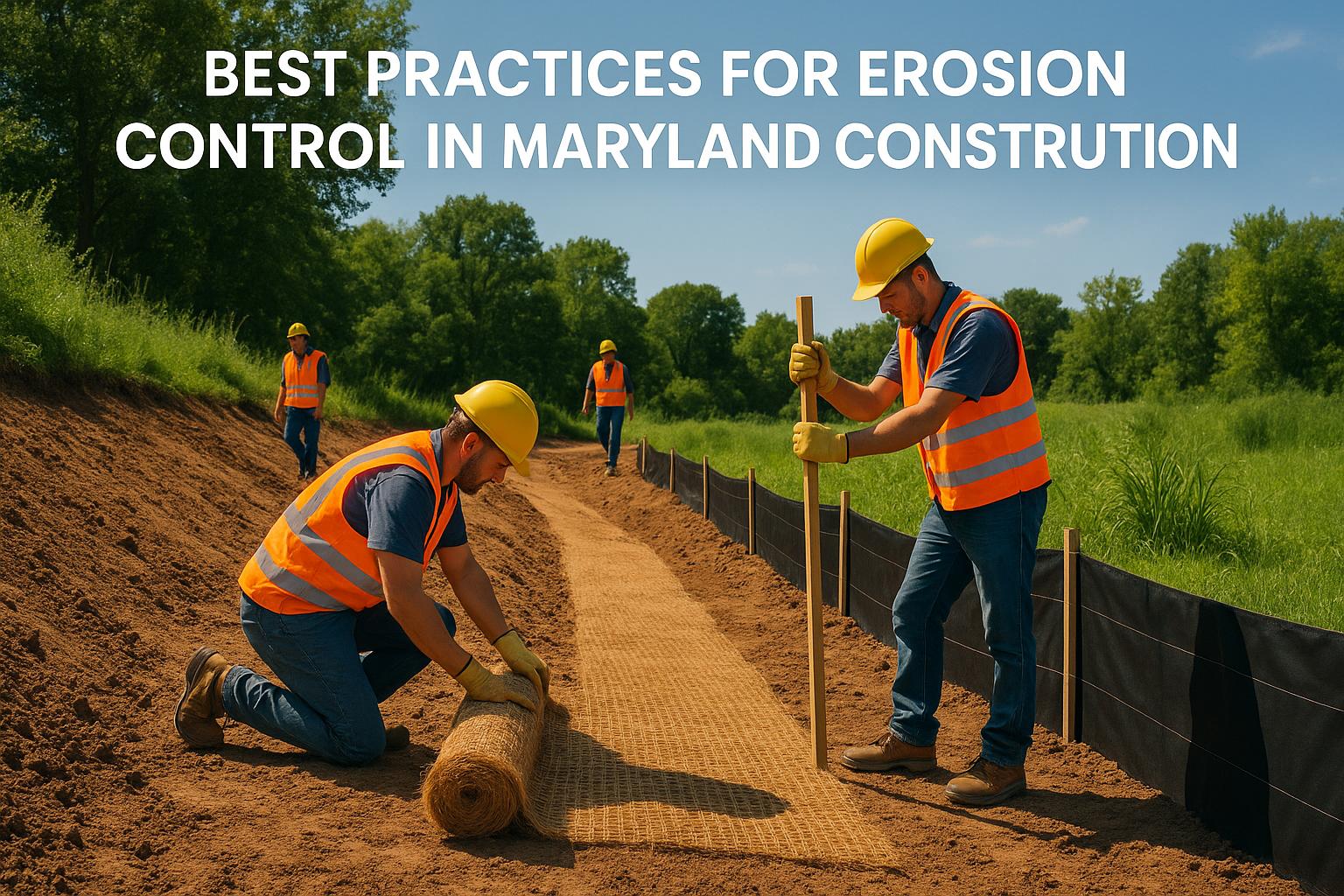 Best Practices for Erosion Control in Maryland Construction