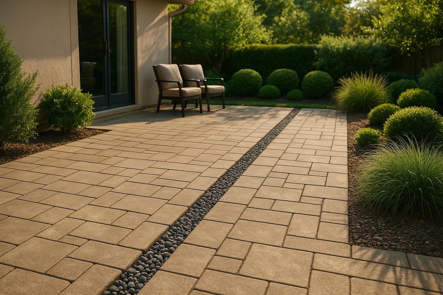 French Drains for Patio Water Management