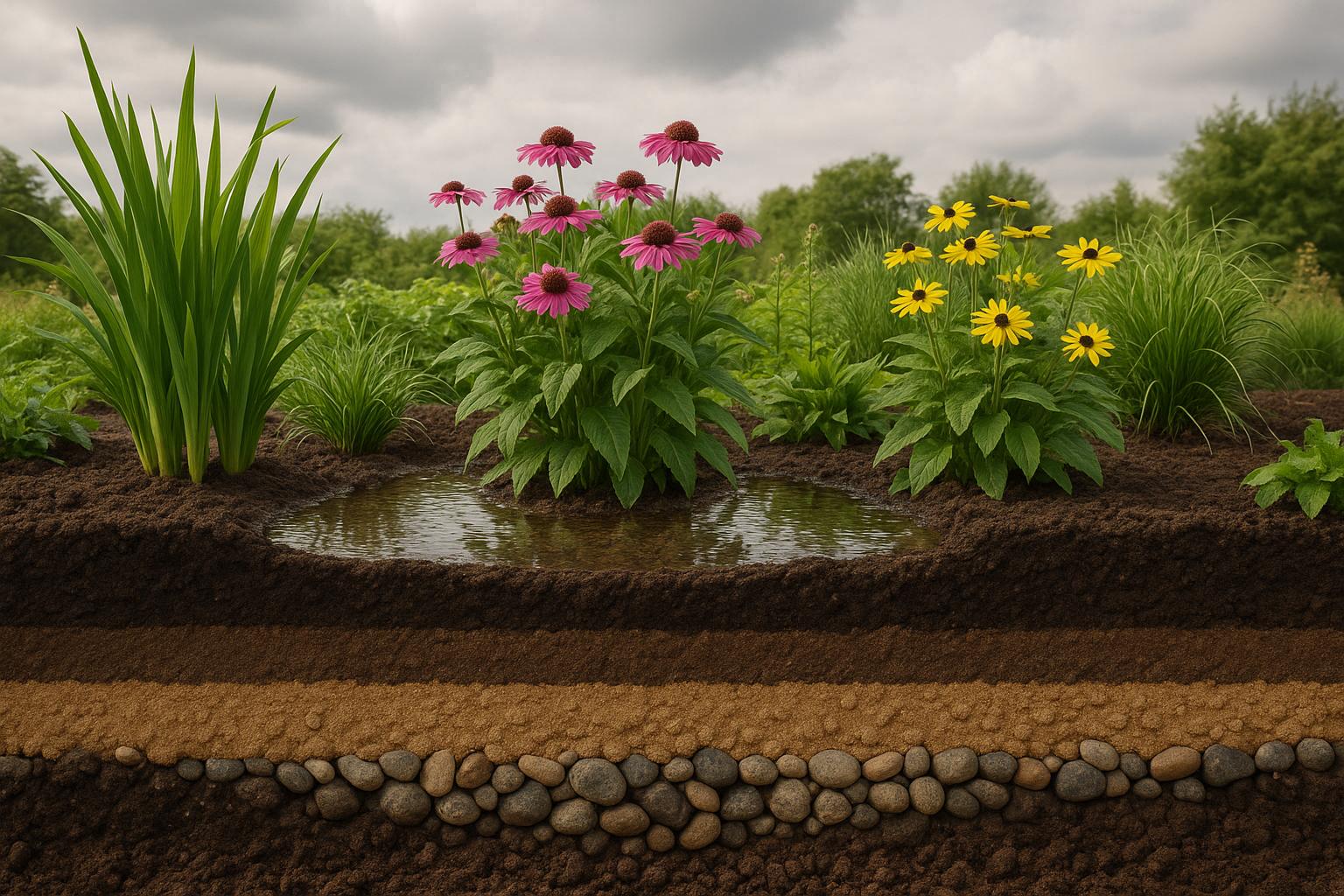 Layering Soil for Stormwater Control