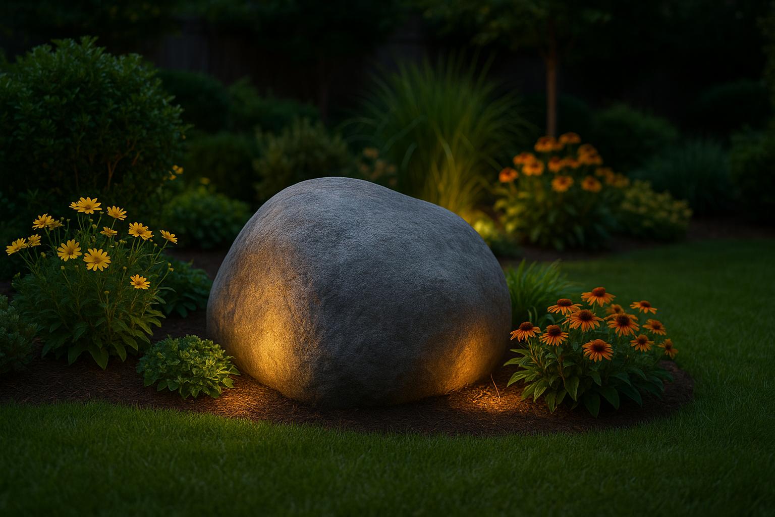 How to Use Boulders as Garden Focal Points