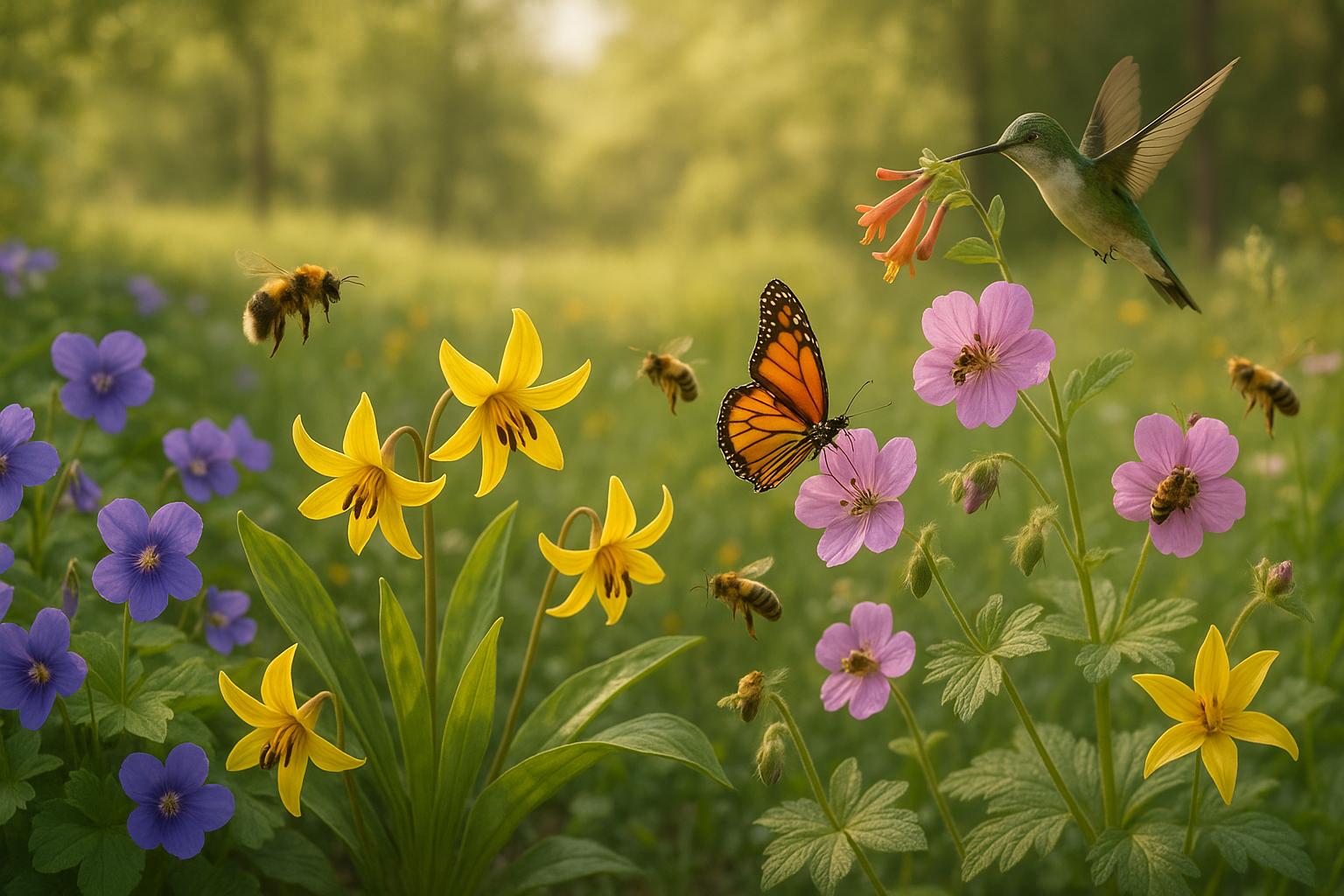 Native Spring Flowers for Pollinator-Friendly Maryland Gardens