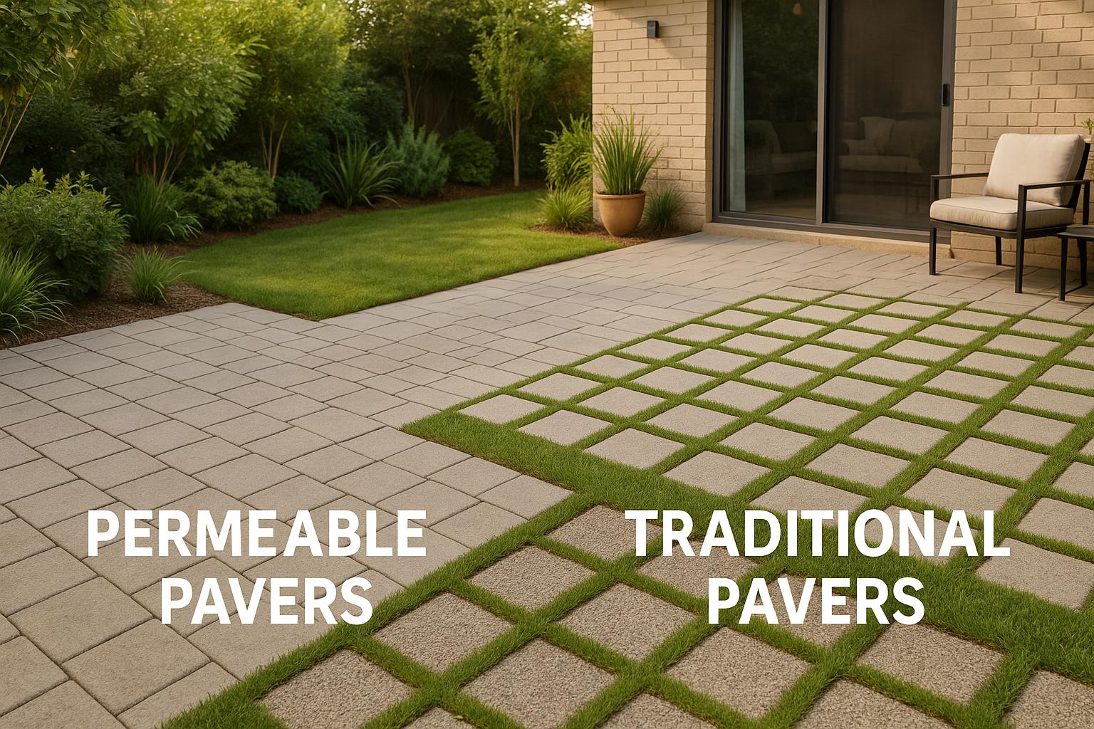 Permeable Pavers vs. Traditional Pavers