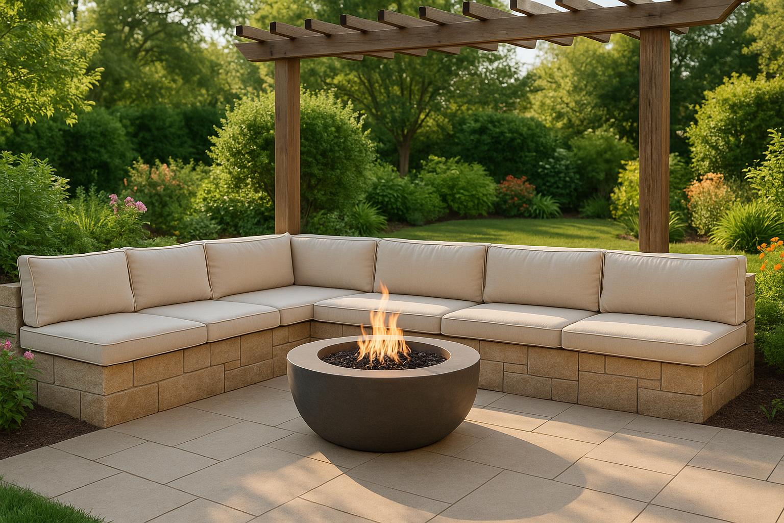 How to Design Patios with Built-In Seating