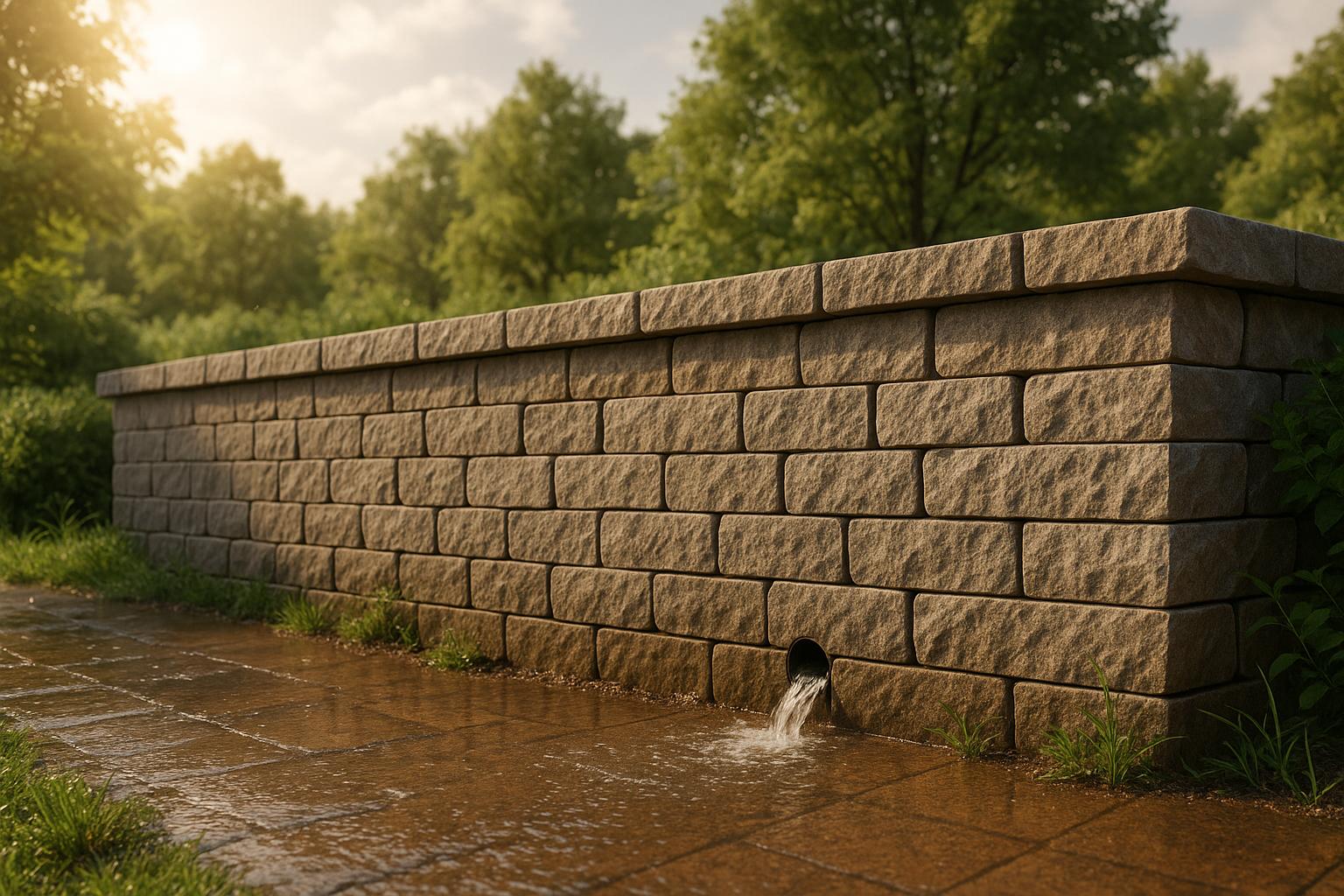 Retaining Wall Drainage Basics