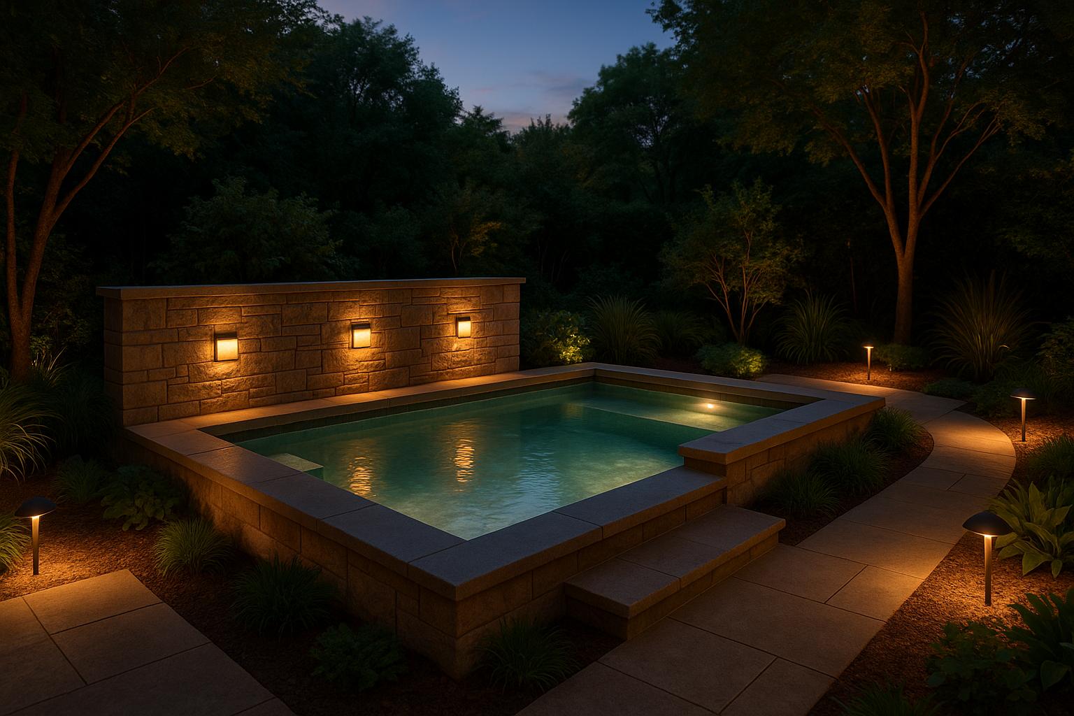 How Spa Lighting Enhances Outdoor Spaces