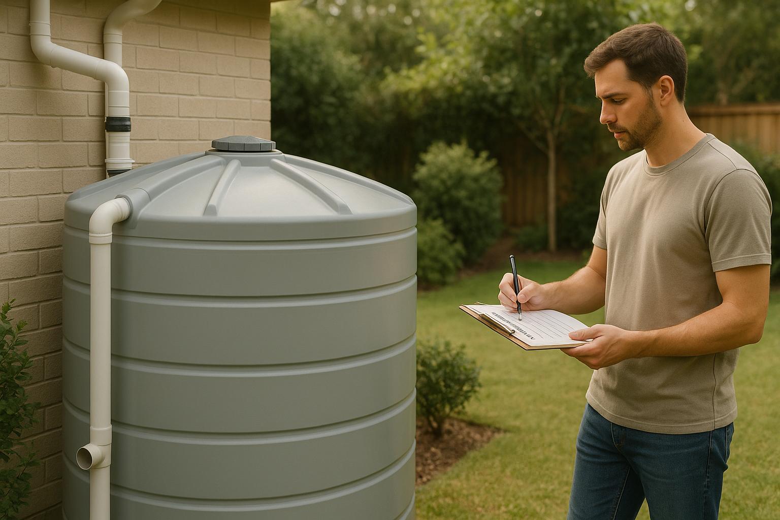 Rainwater Tank Inspection Checklist