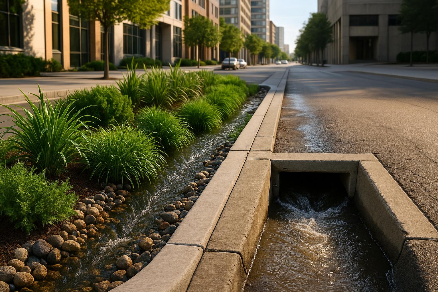 Urban Runoff Filtration vs. Traditional Drainage