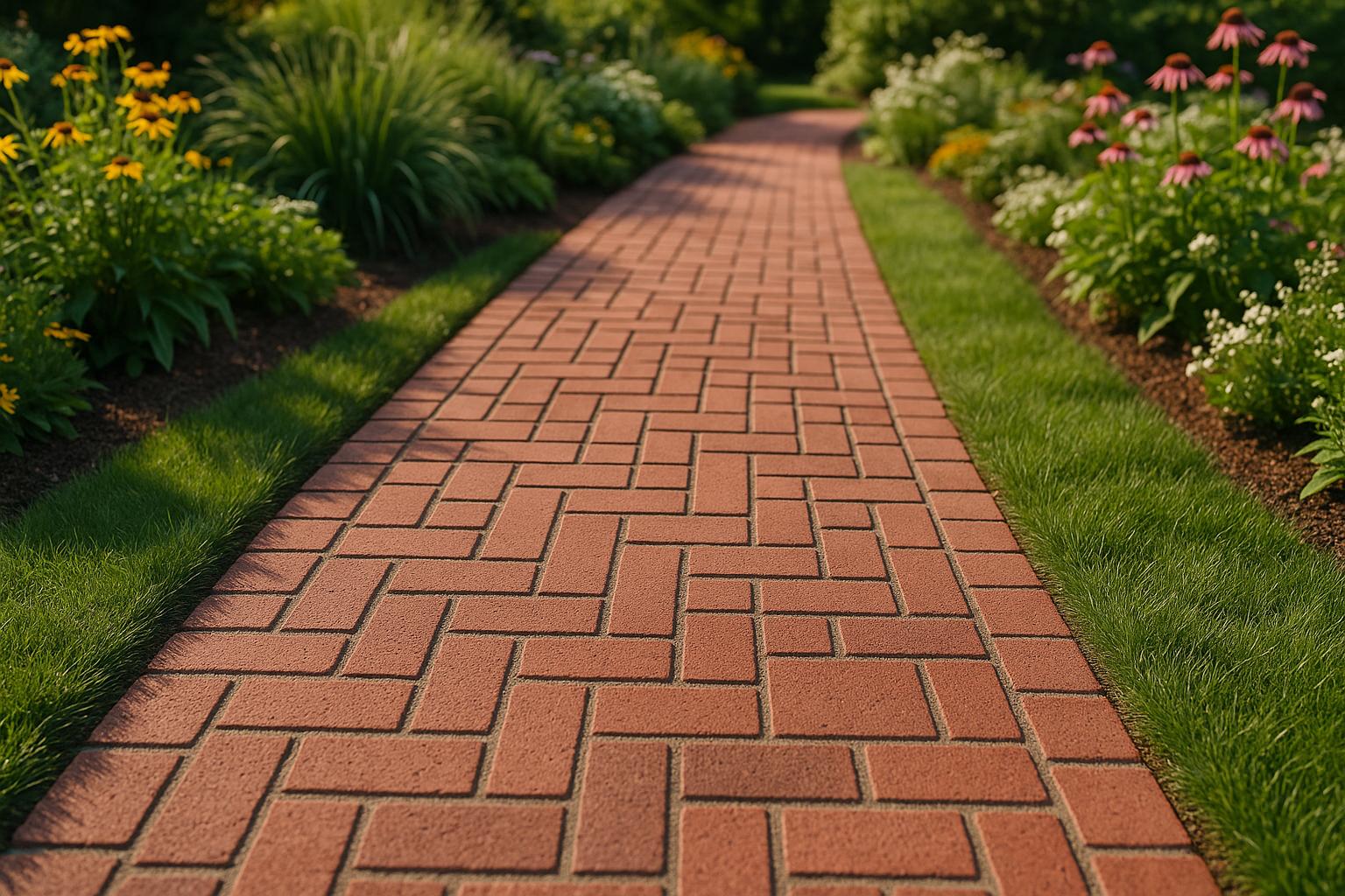 Running Bond Brick Pathway Basics